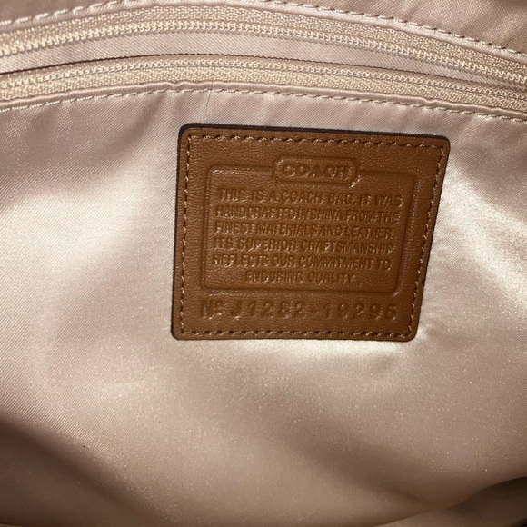 COACH Large Kristin Saddle Leather Satchel/Crossbody in MINT Condition! - Picture 9 of 11